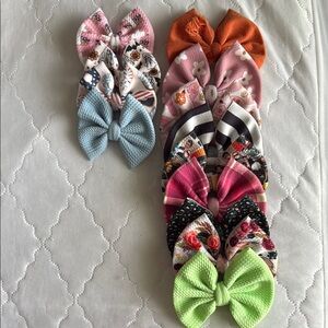 Mix of hand tied bows large and small